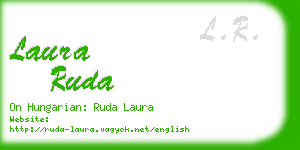 laura ruda business card